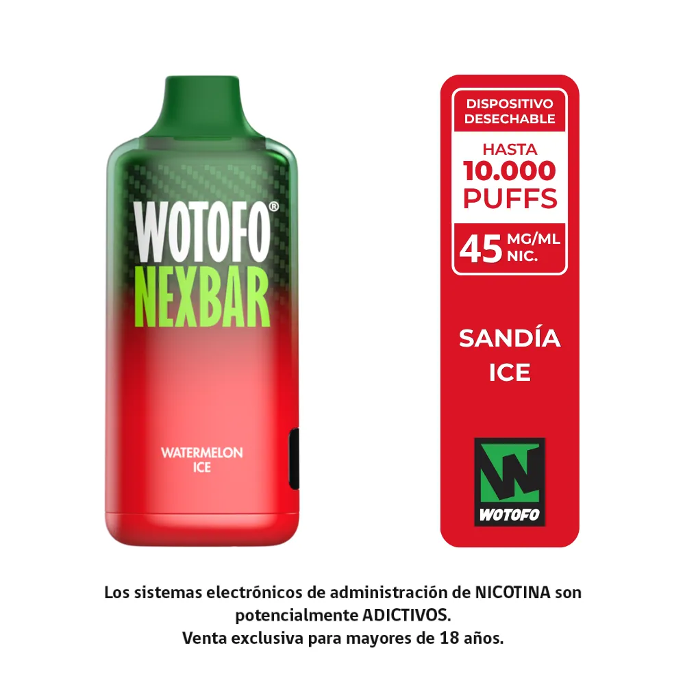 Wotofo Nexbar - 10.000 Puffs (Watermelon ICE)