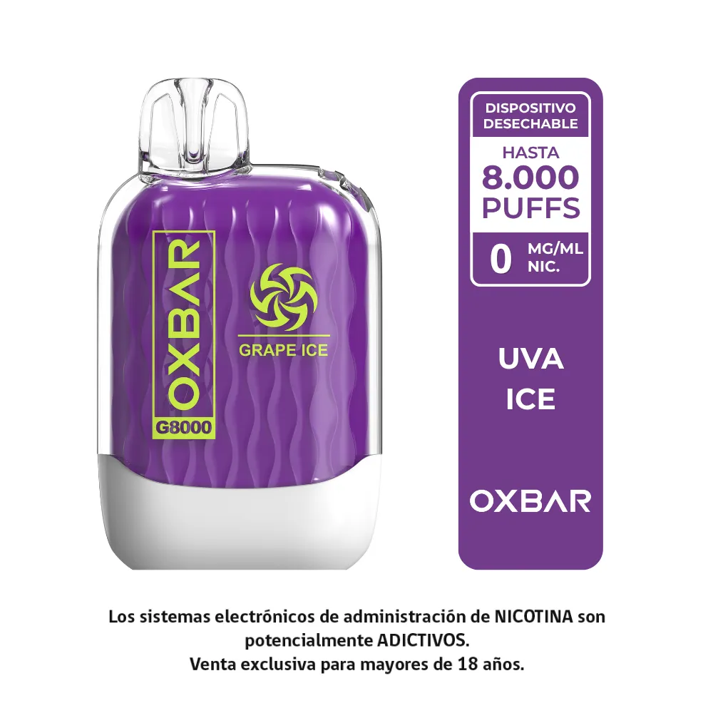 Oxbar G8K - ZERO NIC (Grape ICE)